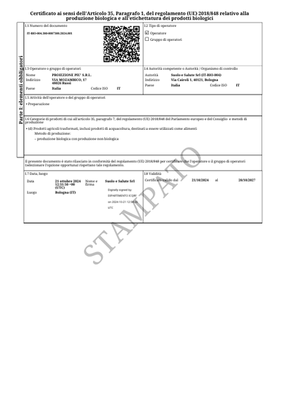 Scarica il PDF Controllo e certificazione produzioni BIO