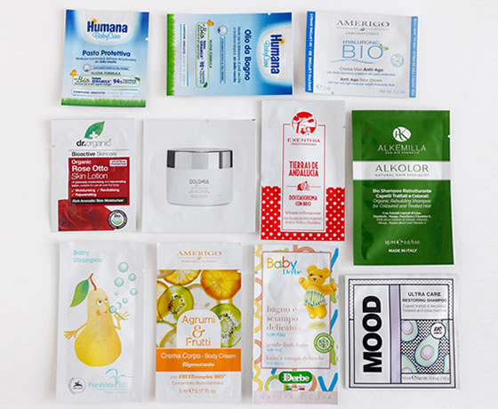 Chimici e Cosmetici in bustine monouso