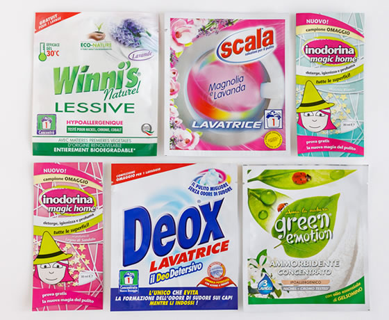Detergenza casa e lavatrice in bustine monouso